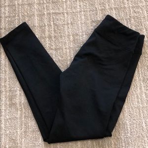 Girls size 10 90 degree black leggings